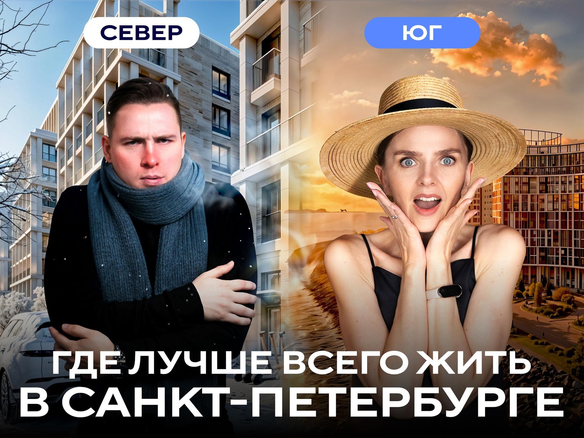 Север vs Юг Петербурга: на чьей стороне вы?